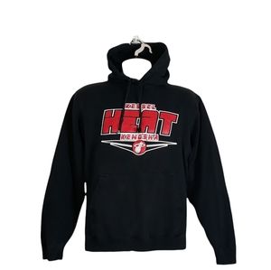 Mens Hoodie Size S Black Sweatshirt Pullover Youth  BEIMAR KESSEL HEAT KENOSHA